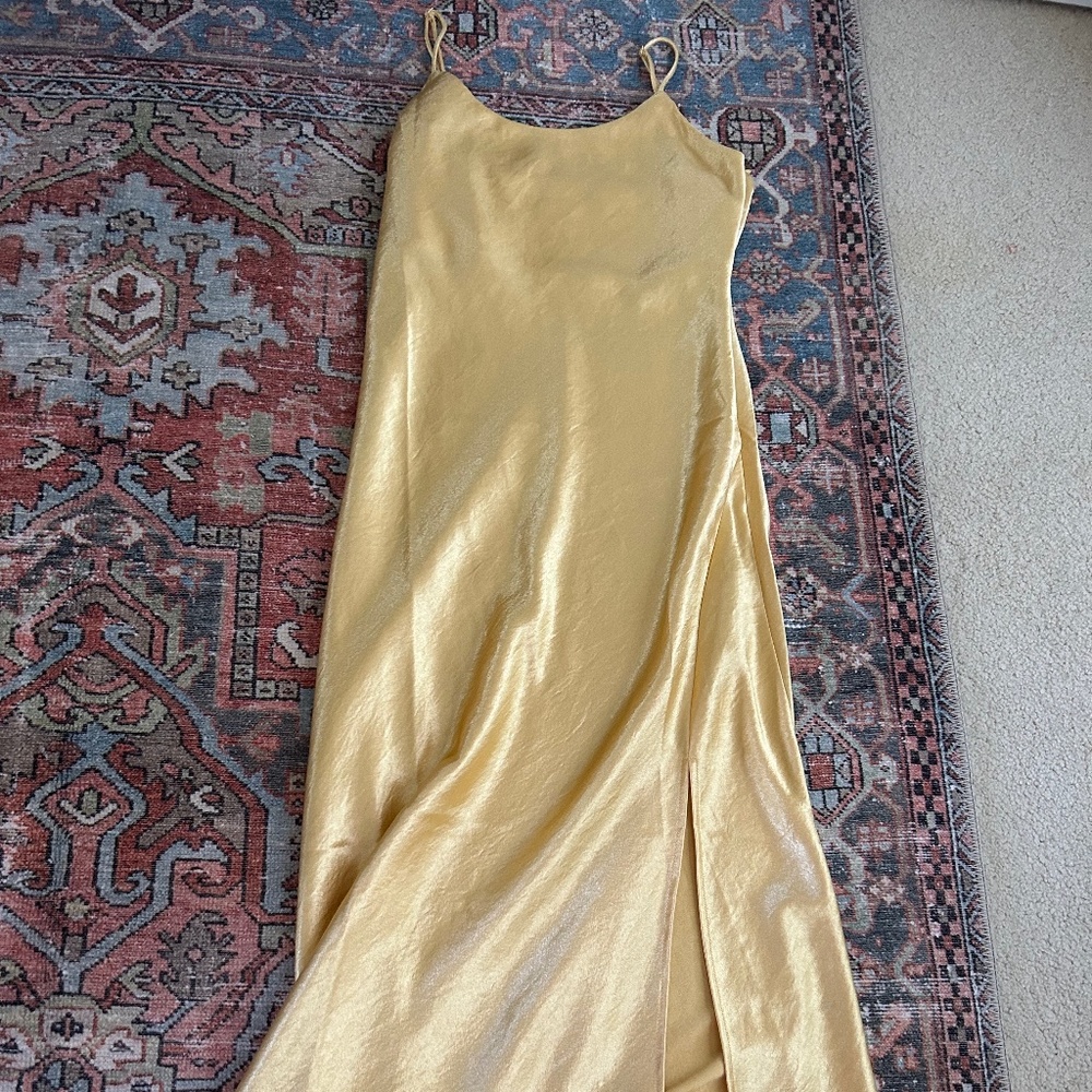 Golden Yellow Dress